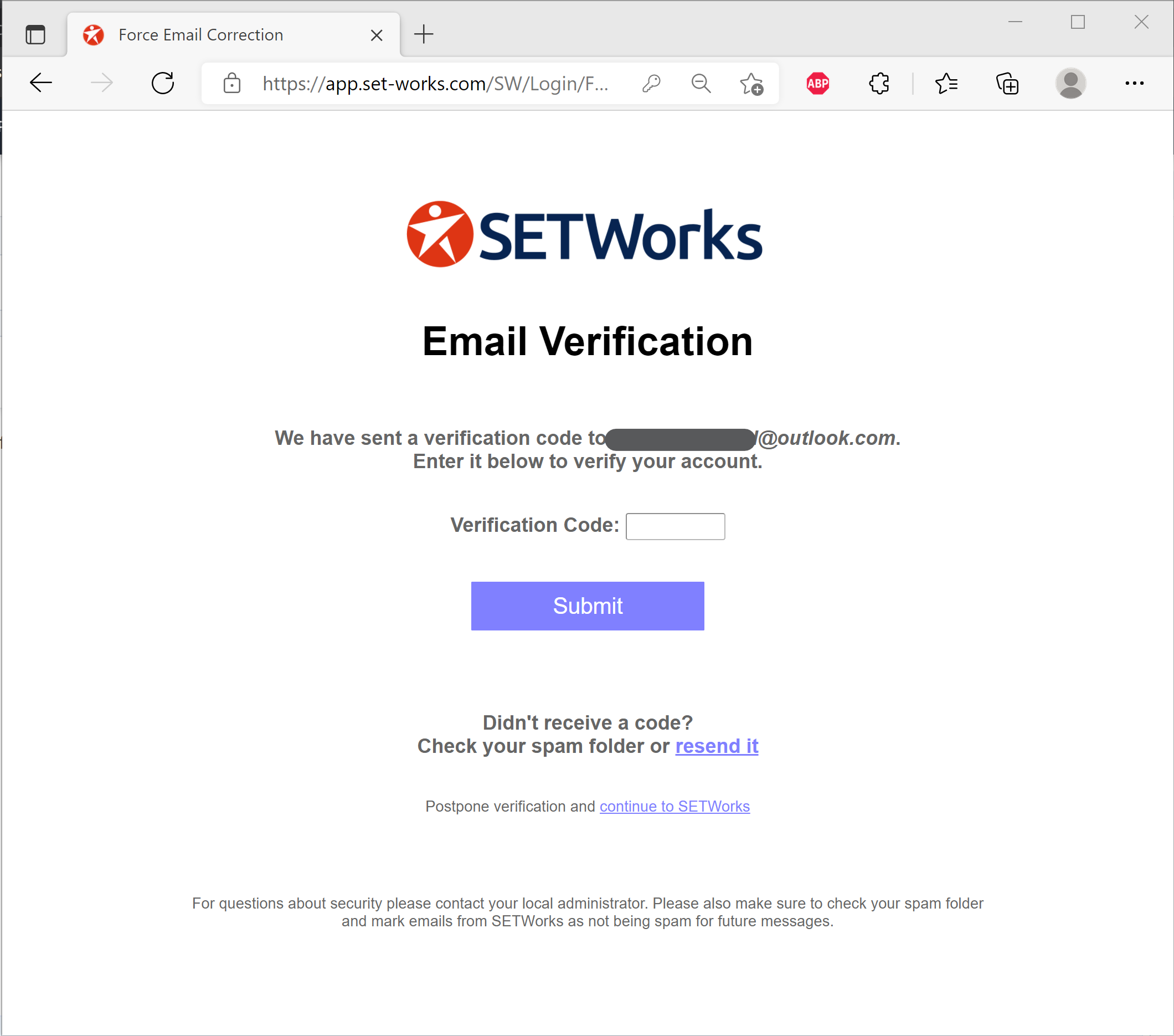 Email Verification